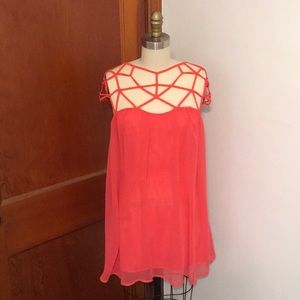 Coral Mini Dress